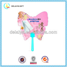 Butterfly plastic hand fan